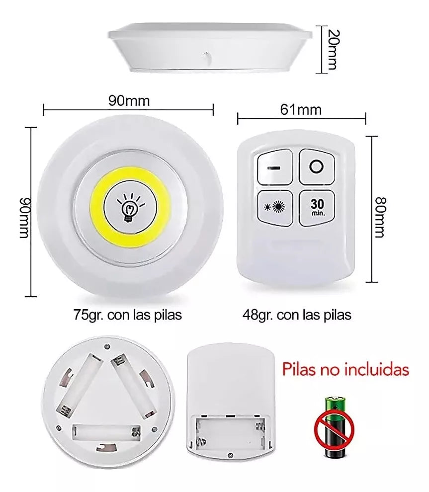 Lámpara LUZ LED X3 Portátil Inalambrica