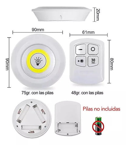 Lámpara LUZ LED X3 Portátil Inalambrica